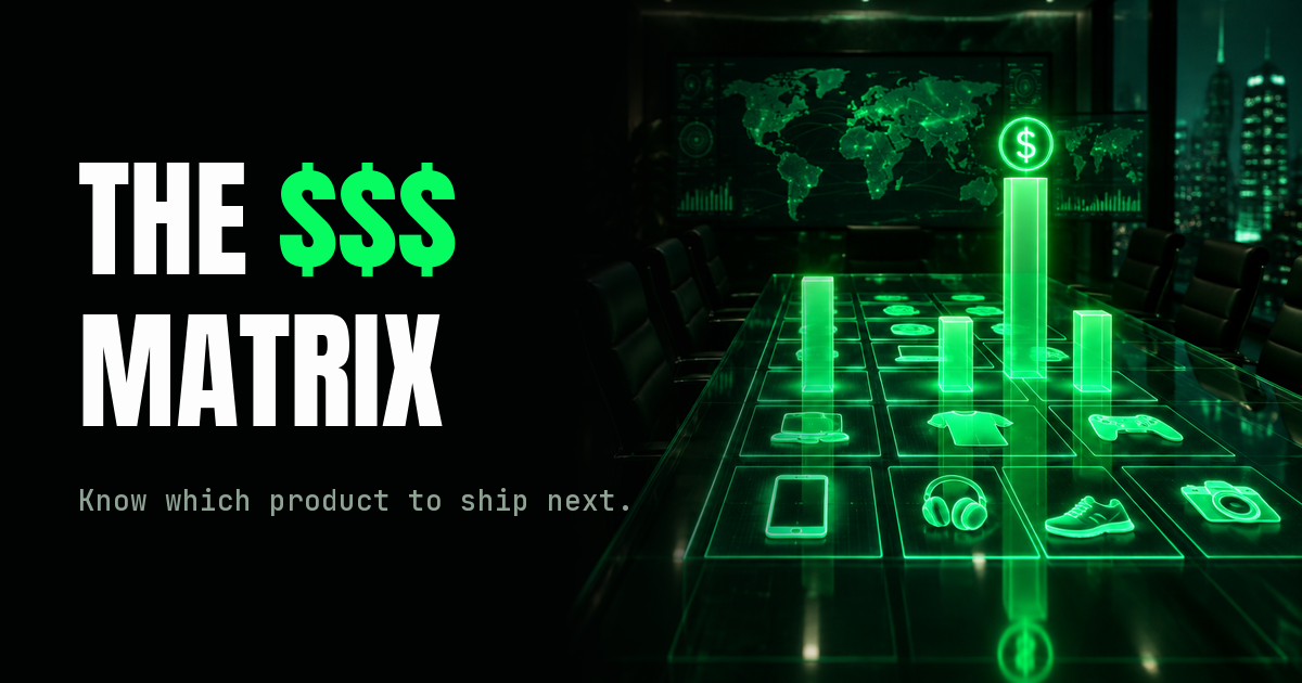 The $$$ Matrix